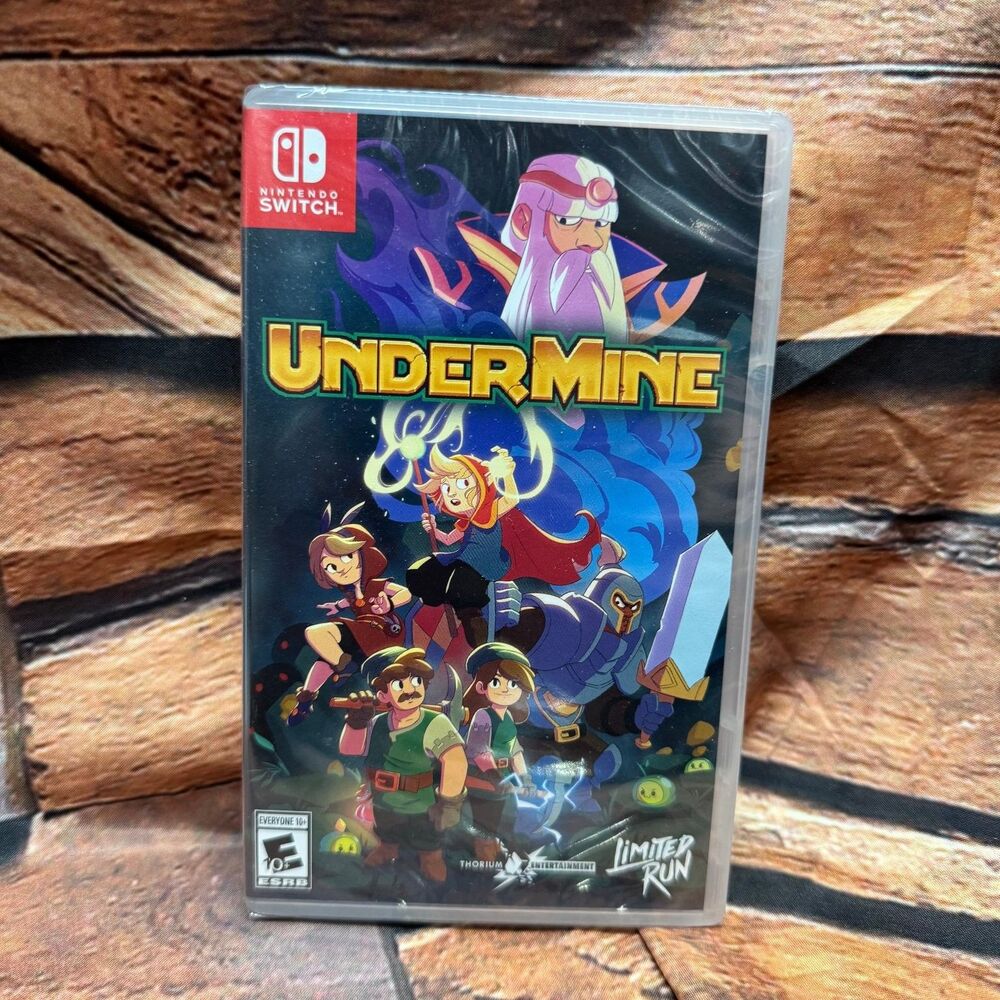 UnderMine Nintendo Switch Limited Run Games LRG 156 Brand New Sealed Physical